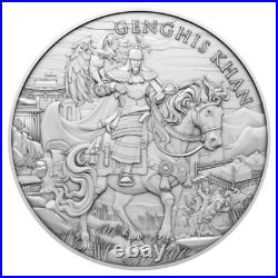 Lot of 5 Legendary Warriors Series Set 1 Troy oz. 999 Fine Silver Rounds