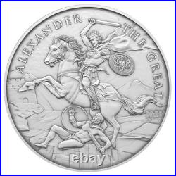 Lot of 5 Legendary Warriors Series Set 1-oz. 999 Fine Silver Rounds