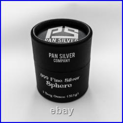 Lot of 5x 1 Troy Ounce (31.1g). 999 Fine Silver Ball Sphere (Pan Silver)