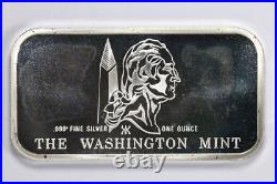 Lot of 6 The Washington Mint 1oz. 999 Fine Silver Bar