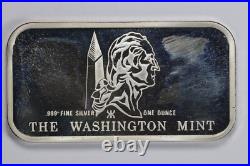 Lot of 6 The Washington Mint 1oz. 999 Fine Silver Bar