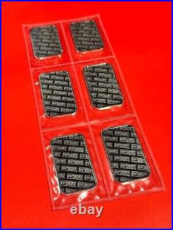 Lot of 6 X 1Oz. 999 Fine Silver Bar Northwest Territorial Mint Dayton, NV