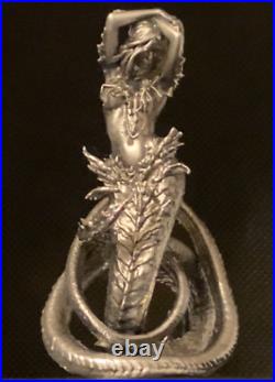 Mermaid Silver Statue 3oz. 999 Fine Silver Limited Mintage TORMINT Mermaid Silver Statue 3oz. 999 Fine Silver Limited Mintage TORMINT