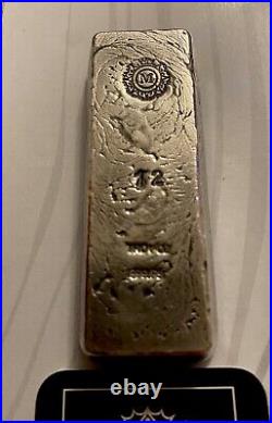 Mint Metal Solutions 12 Oz 999 Fine Silver Bar