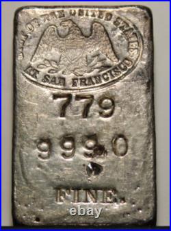 Mint Of The United States San Francisco Assay Silver Bar 999.0 Fine 5.42 Oz
