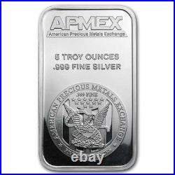 NEW 5 oz Silver Bar. 999 Fine APMEX