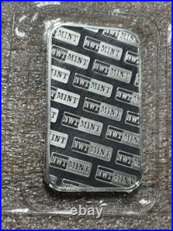 Northwest Territorial Mint- 1 Troy Oz. 999 Fine Silver Bar- In Plastic- Lot 3