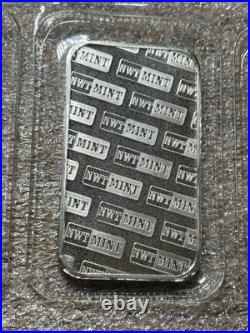 Northwest Territorial Mint- 1 Troy Oz. 999 Fine Silver Bar- In Plastic- Lot 3