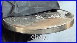 OREGON COAST/COVERED WAGON, 2oz. 999 FINE SILVER ART ROUND, NICE