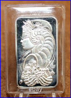 PAMP Suisse. 999 Fine Silver Chiasso Lady Fortuna 1 oz Bar Sealed 056WEI2