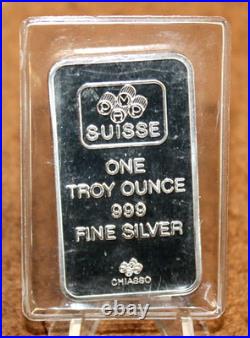 PAMP Suisse. 999 Fine Silver Chiasso Lady Fortuna 1 oz Bar Sealed 056WEI2