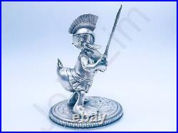 PRESALE 3.1 oz Hand Poured Silver Bar. 999 Fine Spartan Scrooge Bullion Statue