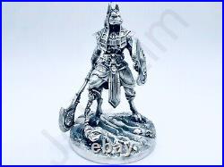 PRESALE 3 oz Hand Poured Silver Bar. 999 Fine Anubis Warrior Bullion Statue