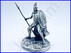 PRESALE 3 oz Hand Poured Silver Bar. 999+ Fine Spartan Warrior Bullion Statue