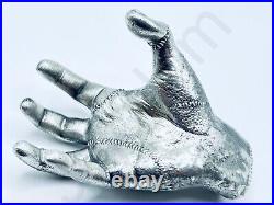 PRESALE 8 oz Hand Poured Silver Bar. 999+ Fine Thing Cast Bullion Art Statue