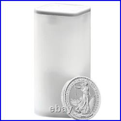 PRESALE Tube of 19 Coins 2024 Silver Britannia BU 1/4 oz. 999+ Fine Bullion