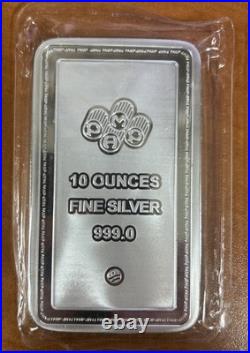 Pamp Suisse Lady Of Liberty 10oz Ten Troy Ounce. 999 Fine Silver Bar Sealed