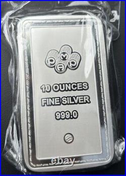 Pamp Suisse Lady of Liberty 10 oz. 999 Fine Silver Bar. Sealed