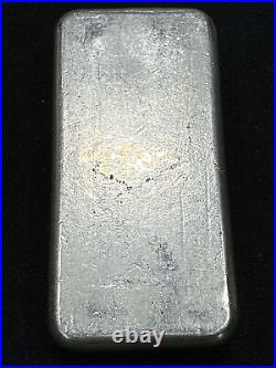 Perth Mint Australia 10 Troy Ounce. 999 Fine Silver Bar Poured Loaf Bullion #106