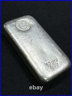 Perth Mint Australia 10 Troy Ounce. 999 Fine Silver Bar Poured Loaf Bullion #106
