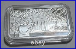 Pit Bullion Federal Reserve 1 oz. 999 Fine Silver Art Bar with COA Proof