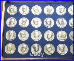 Presidential Art Medals Set 999 Fine Silver 29.27 oz Bullion Rounds P163