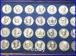 Presidential Art Medals Set 999 Fine Silver 29.27 oz Bullion Rounds P163