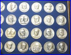 Presidential Art Medals Set 999 Fine Silver 29.27 oz Bullion Rounds P163