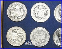 Presidential Art Medals Set 999 Fine Silver 29.27 oz Bullion Rounds P163