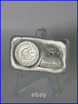 Prospector's Gold & Gems 2026 Silver Bar 5 Troy Oz. 999 Fine Bullion Colorado