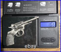 RARE M1895 Revolver 1.66 Ozt. 999 Fine Silver 3D Gun Weapon Statue WWII With COA