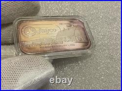Rare! Jayco 25th Anniversary 1 Oz. 999 Fine Silver Bar In Cap- Gorgeous Toning