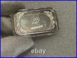 Rare! Jayco 25th Anniversary 1 Oz. 999 Fine Silver Bar In Cap- Gorgeous Toning