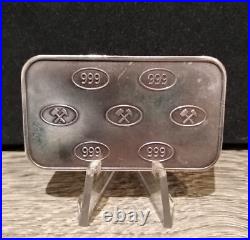 Rare Johnson Matthey 1 oz Fine silver. 999 Vintage