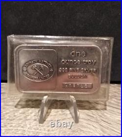 Rare Johnson Matthey 1 oz Fine silver. 999 Vintage