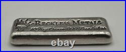 Reckless Metals SILVER Hand-Poured 10 oz. 999 Fine Silver Bar