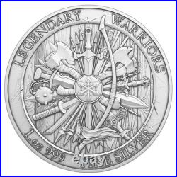Roll of 20 1 Troy oz Sitting Bull Design. 999 Fine Silver Round