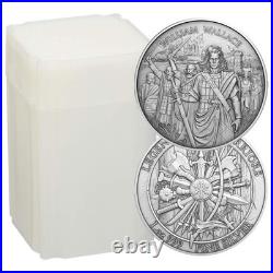 Roll of 20 1-oz William Wallace Design. 999 Fine Silver Round