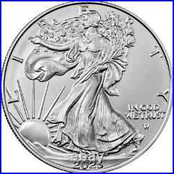 Roll of 20 2023 1 oz. 999 Fine Silver American Eagle Coin BU In Stock