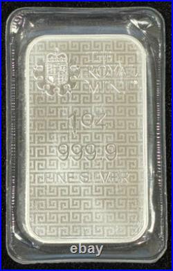 Royal Mint 1 oz. 9999 Fine Silver Three Graces Art Bullion Bar SEALED OGP