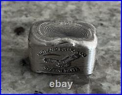 Rutland Bullion Co Eagle 3 Oz. 999 Fine Hand Poured Chunky Silver Bar
