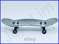 SALE 2.1 oz Hand Poured Silver Bar. 999+ Fine Skateboard Sand Cast Bullion Art