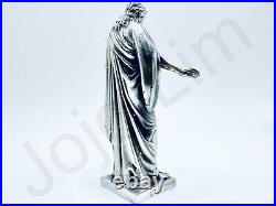 SALE 2.9 oz Hand Poured Silver Bar. 999+ Fine Jesus Cast Bullion Art Statue