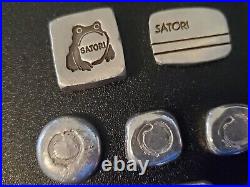 SATORI. 999 Fine Silver Bar Collection! 1, 1.5, 3.5, oz & Fractional 9.99 ozt
