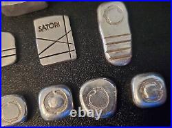 SATORI. 999 Fine Silver Bar Collection! 1, 1.5, 3.5, oz & Fractional 9.99 ozt