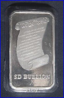 SD Bullion 5 OZ. 999 Fine Silver Bar Lot 120516