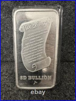 SD Bullion Proclaim Liberty 10oz. Bar 999 Fine Silver We The People