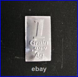SILVER 100 BARS 1/15GRAM. 999 FINE PURE SILVER BAR 100 PACK BULLION 15b SILVER 100 BARS 1/15GRAM. 999 FINE PURE SILVER BAR 100 PACK BULLION 15b