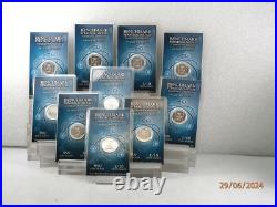 SILVER 1/10 OUNCE INVESTMENT ROUND PURE 999 FINE 10 PACK STACKERS & PREPPERS 14d