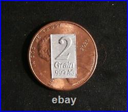 SILVER BARS 999 FINE BULLION 100 PAK OF ATTRACTIVE BARTER BARS 29b
